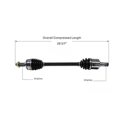 Flecha Del. Izq Honda Odyssey 3.5L 07-10