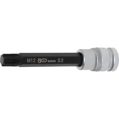 DADO CON PUNTA | LONGITUD 120 MM | ENTRADA 12,5 MM (1/2") | PERFIL EN CUÑA (PARA RIBE) M12