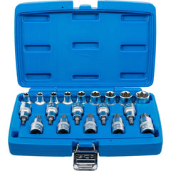 JUEGO 19 PIEZAS DE PUNTAS/DADOS T-STAR (TORX)/TIPO E 1/2"