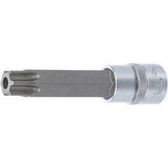 DADO CON PUNTA | LONGITUD 110 MM | ENTRADA 12,5 MM (1/2") | PERFIL EN T (PARA TORX) CON PERFORACIÓN T80