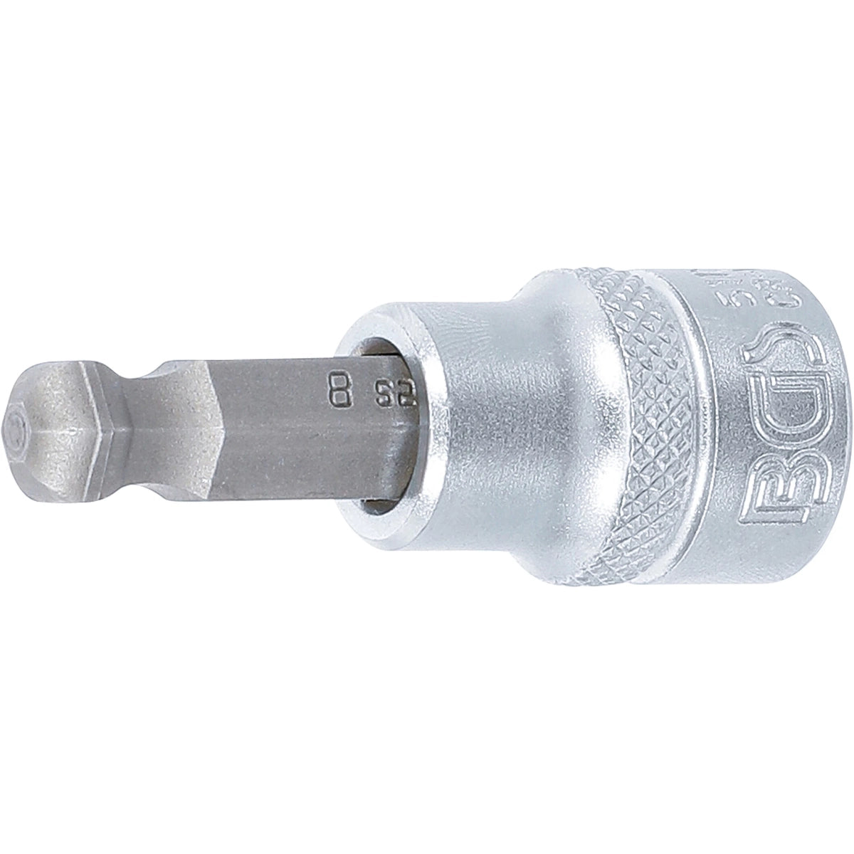 DADO CON PUNTA HEXAGONAL 3/8" , CON CABEZA DE BOLA ,8 MM