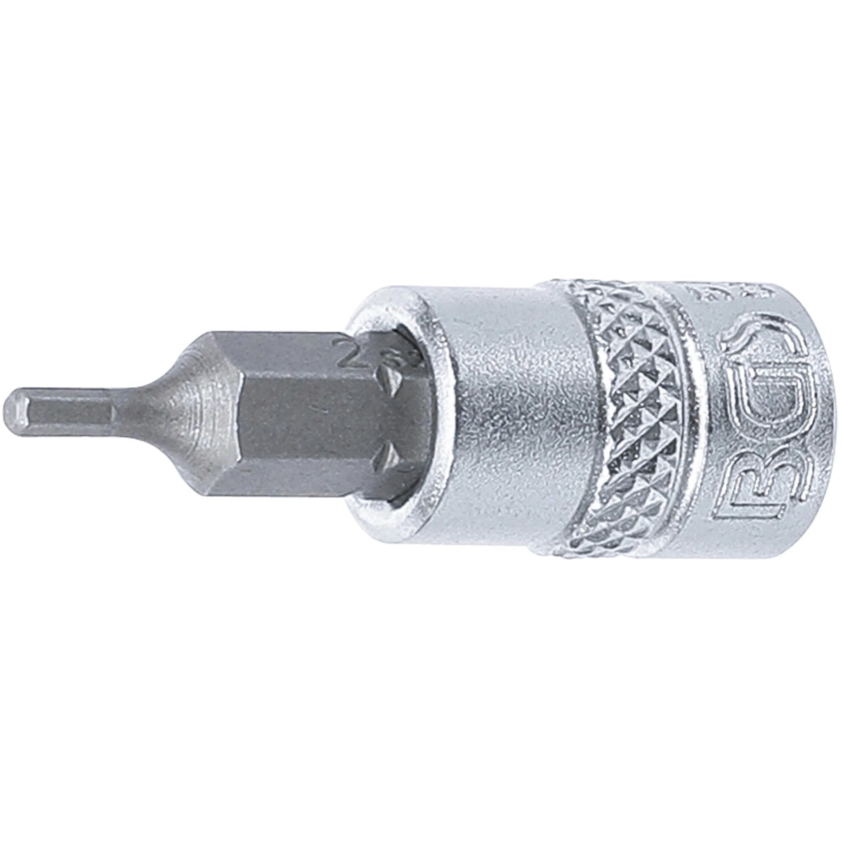 1/4" DADO CON PUNTA HEXAGONAL 2 MM