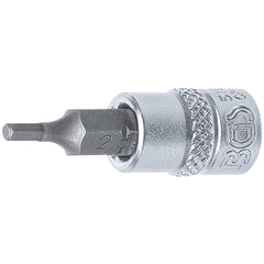 1/4" DADO CON PUNTA HEXAGONAL 2,5 MM
