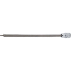 1/2" DADO CON PUNTA TORX (T-STAR (TORX)) INVIOLABLE, T30 X 300 MM
