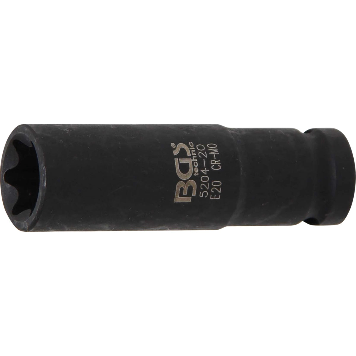 JUEGO 9 PZAS. DE DADOS DE IMPACTO TORX (T-STAR (TORX)) LARGAS 1/2" , E10 - E20