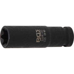 JUEGO 9 PZAS. DE DADOS DE IMPACTO TORX (T-STAR (TORX)) LARGAS 1/2" , E10 - E20