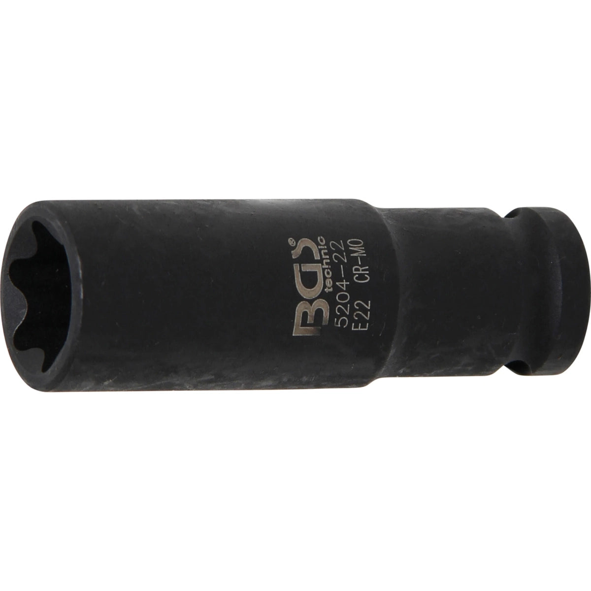 DADO DE IMPACTO TORX (T-STAR (TORX)) LARGA 1/2" , E22