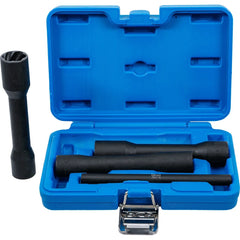 JUEGO DE DADOS ESPECIALES / EXTRACTORES DE TORNILLOS, LARGAS | ENTRADA 12,5 MM (1/2") | 17 - 21 MM | 4 PIEZAS