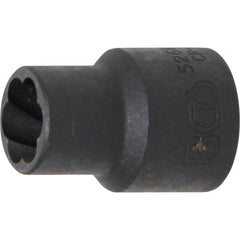 DADO DE PERFIL EN ESPIRAL / EXTRACTOR DE TORNILLOS | ENTRADA 12,5 MM (1/2") | 12 MM