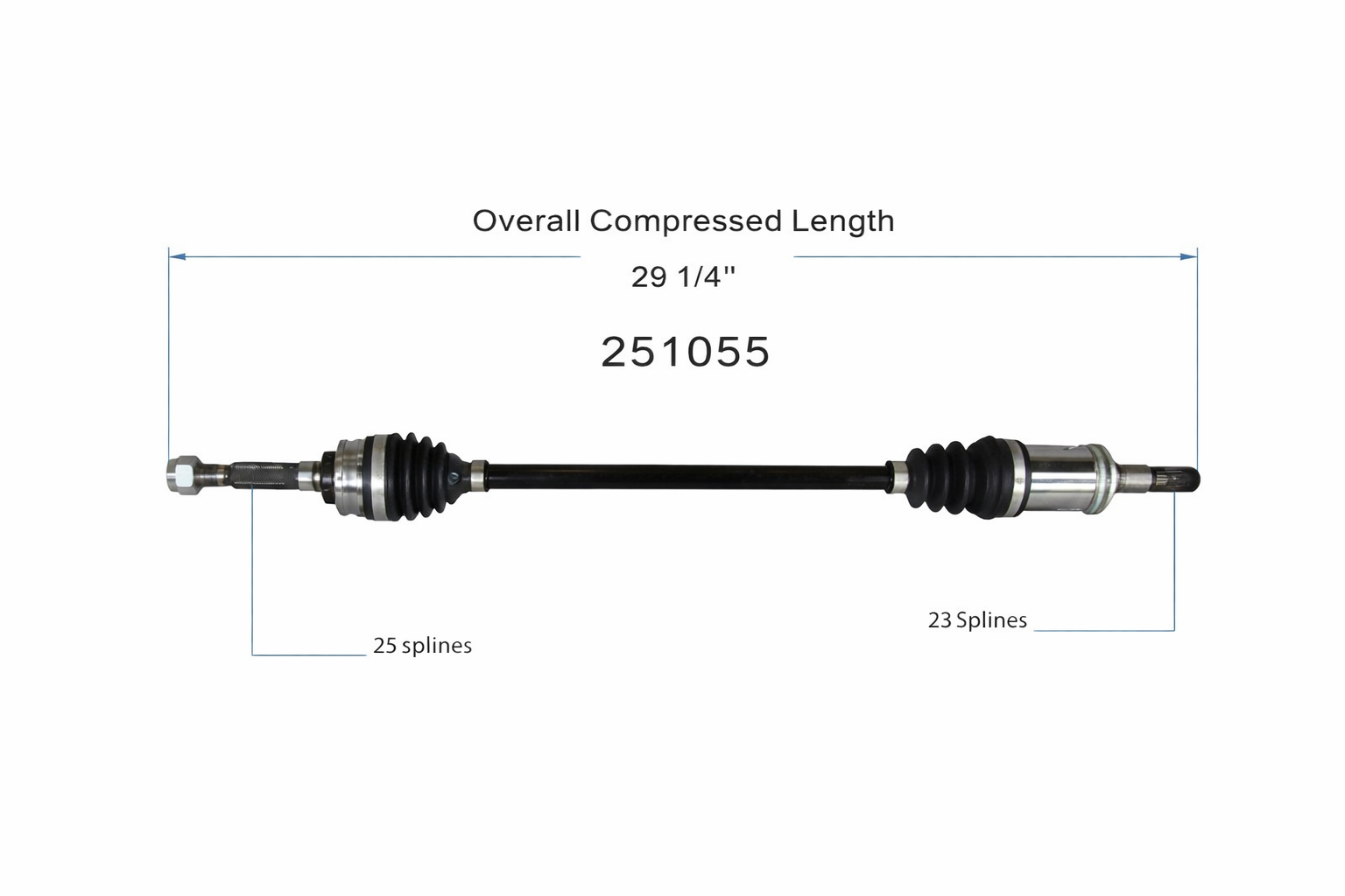 Flecha Jeep Patriot 4WD 07-17 Tras Izq.