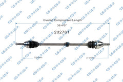 22EXT 22INT FLECHA DEL DER CHEVROLET TORNADO 07-20
