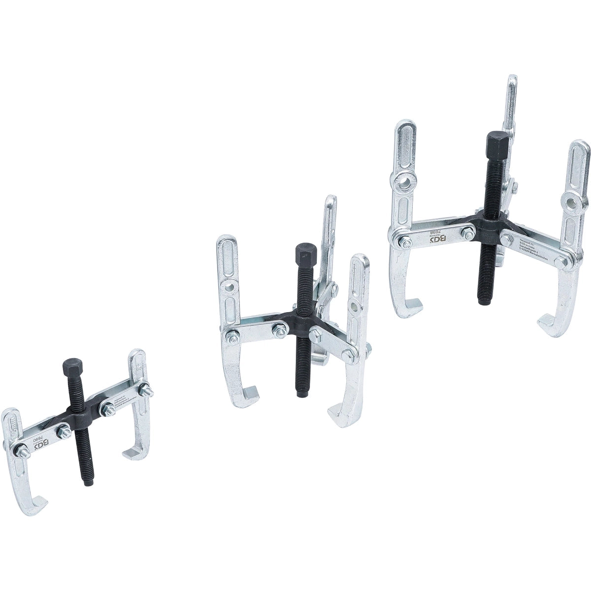 JUEGO DE EXTRACTORES INTERIOR/EXTERIOR DE 2/3 BRAZOS | 100 / 120 / 150 MM | 3 PIEZAS