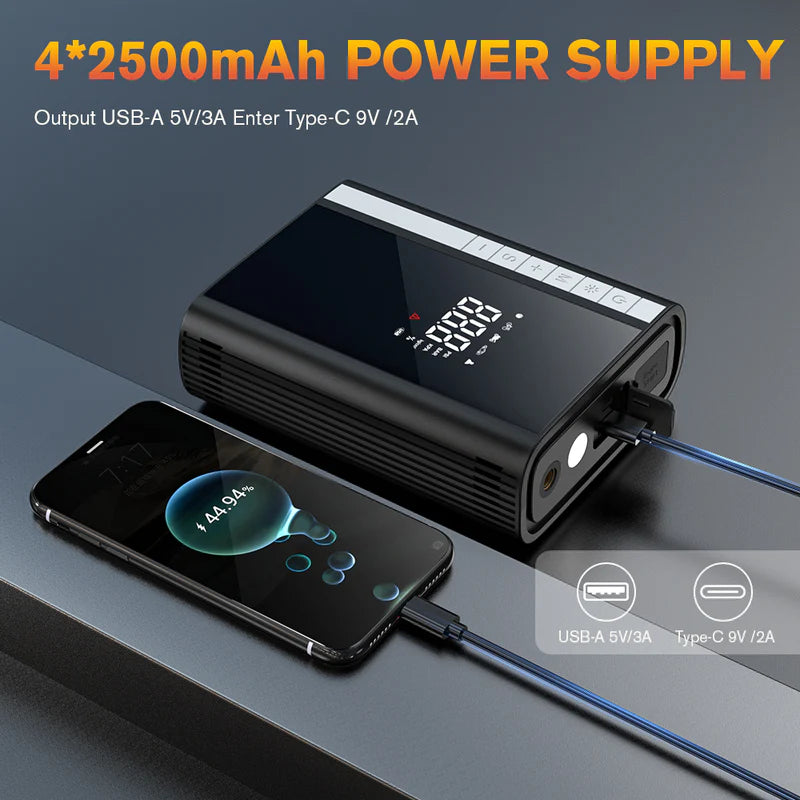 Inflador Inteligente + Jump Starter