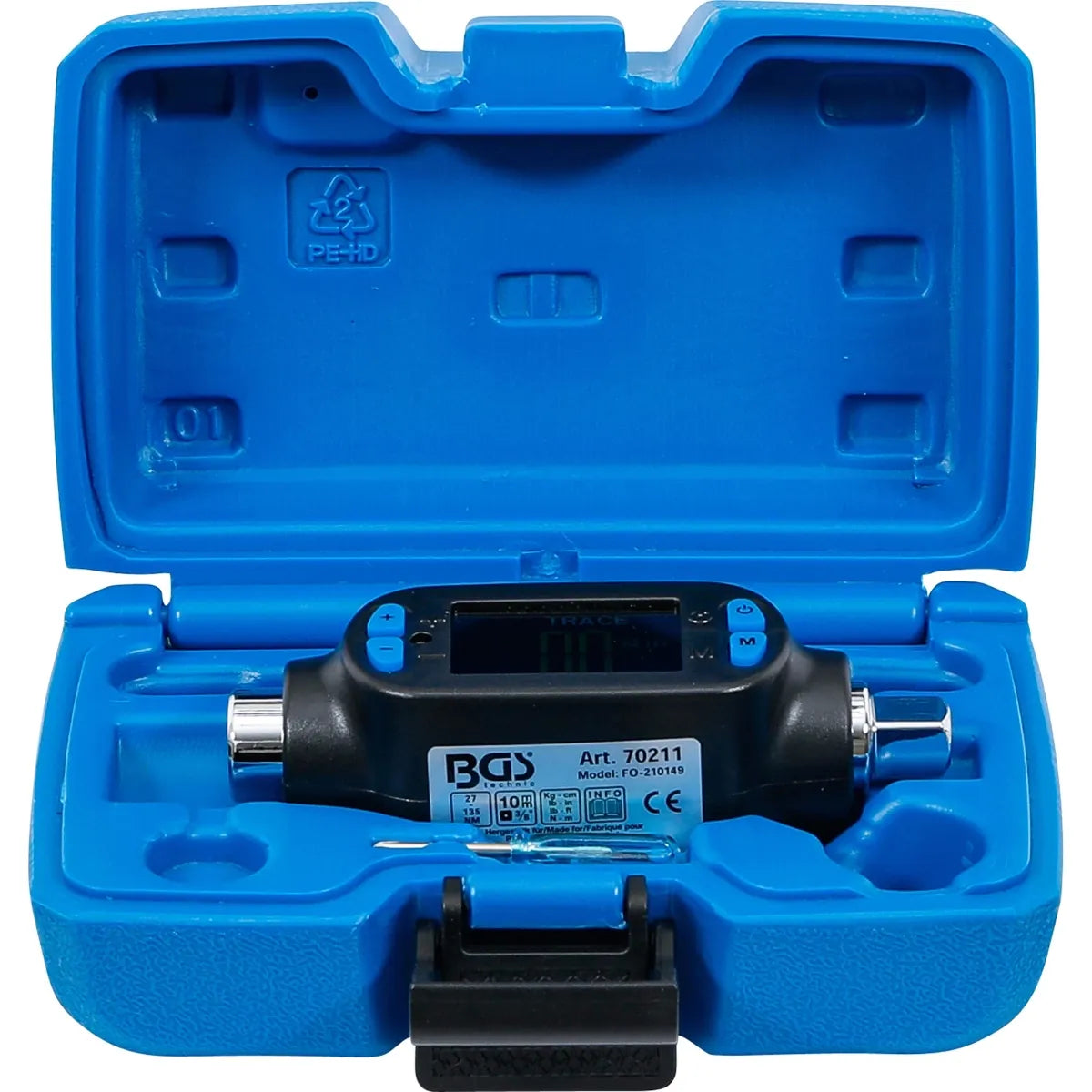 ADAPTADOR DE MEDICION DE TORQUE DIGITAL | 10 MM (3/8") | 27 - 135 NM