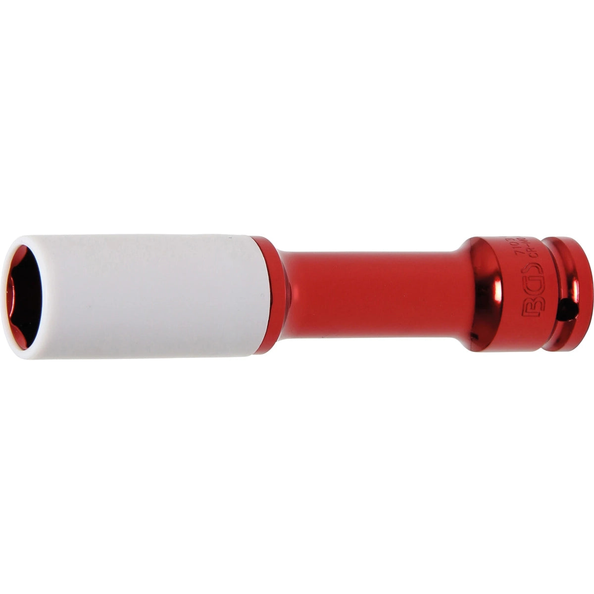 DADO DE IMPACTO CON PROTECTOR DE PLASTICO 1/2" LARGA 150 MM 21 MM