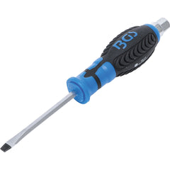 DESARMADOR PLANO 5X75 MM, CON HEXAGONO