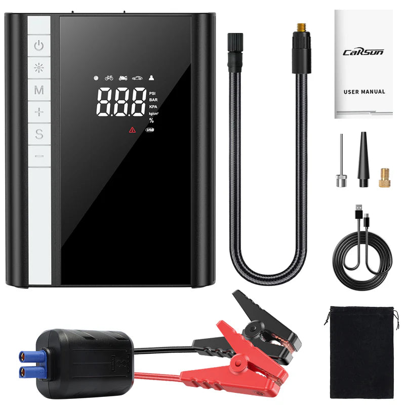 Inflador Inteligente + Jump Starter
