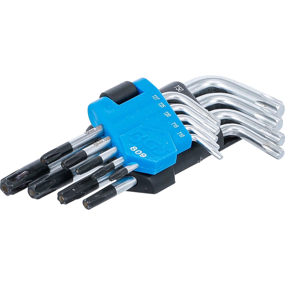 JUEGO 9 PIEZAS DE LLAVES TORX (T-STAR) INVIOLABLES T10-50