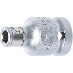ADAPTADOR DE 1/2" CON BOLA DE RETENCION, PARA PUNTAS DE 1/4"