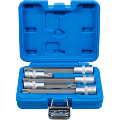 JUEGO DE DADOS CON PUNTA | ENTRADA 12,5 MM (1/2") | DENTADO MÚLTIPLE INTERIOR (PARA XZN) | 5 PIEZAS