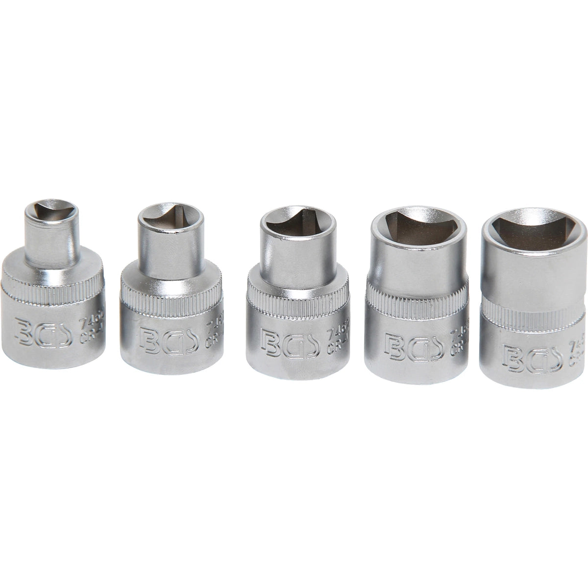 JUEGO 5 PIEZAS DE DADOS DE 3 CARAS, M5 - M12 (8 - 16,5 MM)