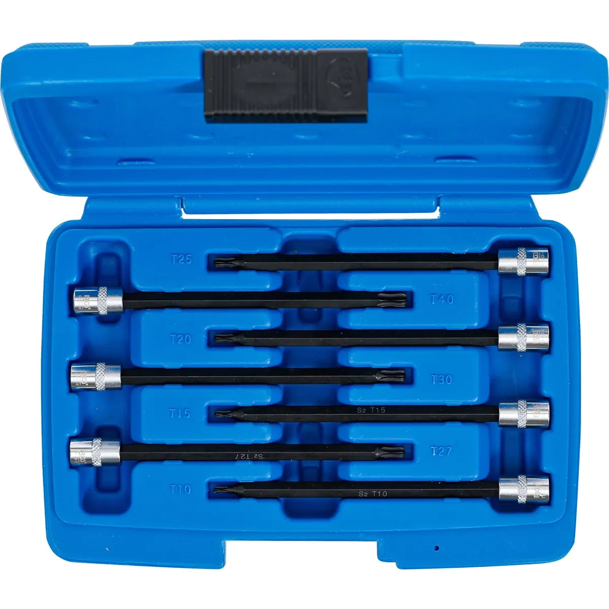 JUEGO 7 PIEZAS DE DADO CON PUNTA TORX CON PUNTA DE BOLA 1/4"