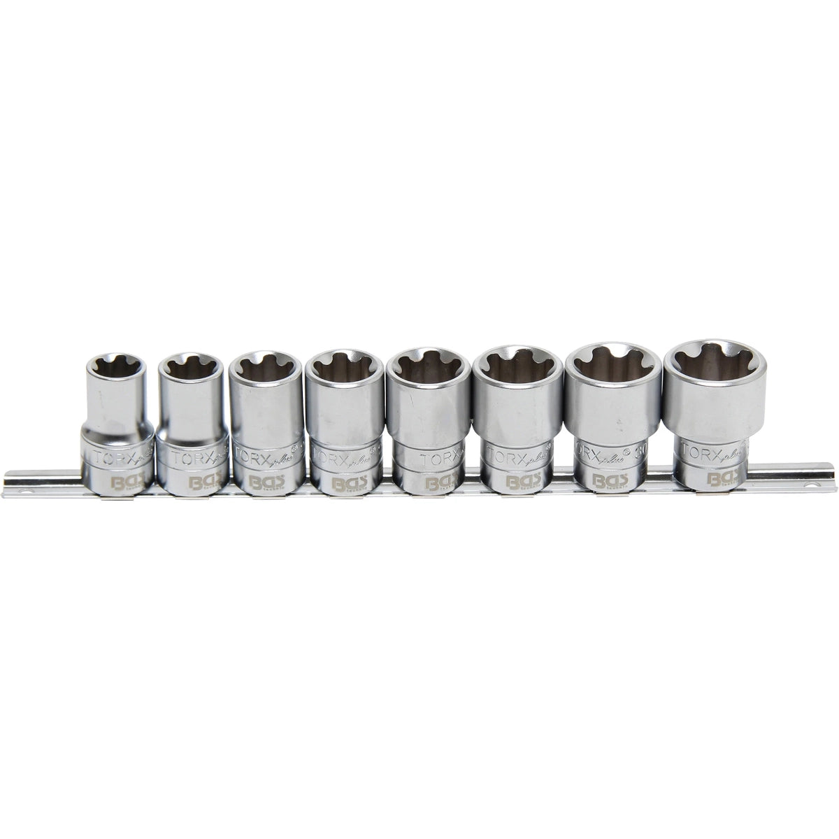 JUEGO DE DADOS T-STAR (PARA TORX PLUS) | ENTRADA 12,5 MM (1/2") | 18EP - 32EP | 8 PIEZAS