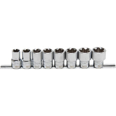 JUEGO DE DADOS T-STAR (PARA TORX PLUS) | ENTRADA 12,5 MM (1/2") | 18EP - 32EP | 8 PIEZAS