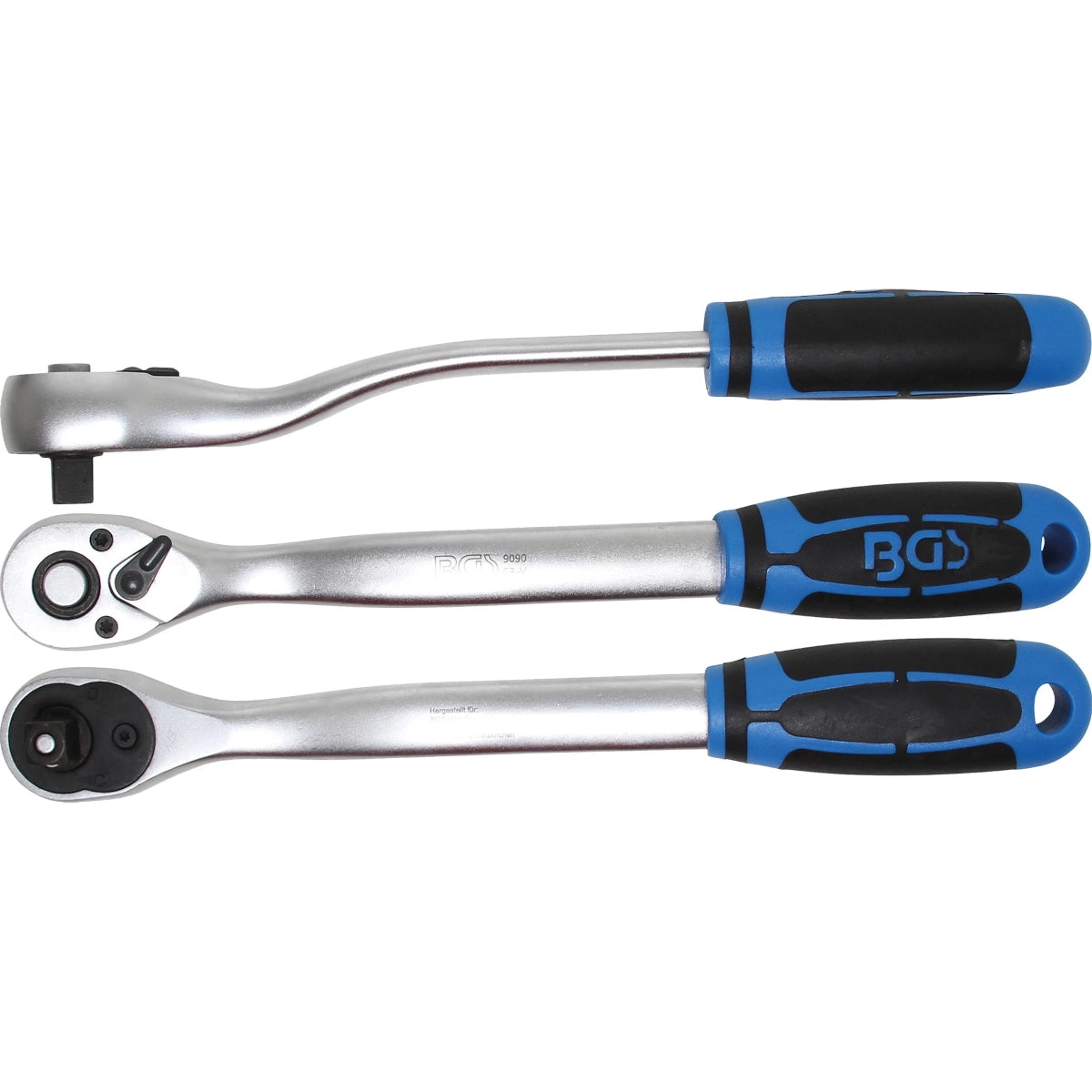 MATRACA REVERSIBLE 3/8", EXTRA LARGA, 254 MM
