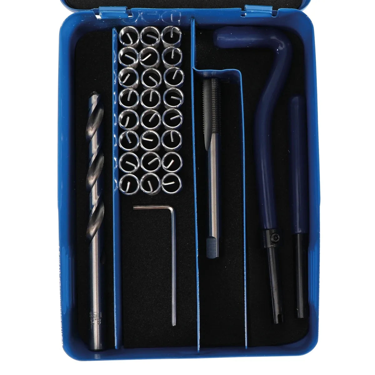 JUEGO 29 PIEZAS PARA REPARAR ROSCAS INSERTADAS M8X M1.0