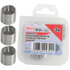 INSERTOS ROSCADOS DE REPUESTO | M24 X 2,0 MM | 3 PIEZAS