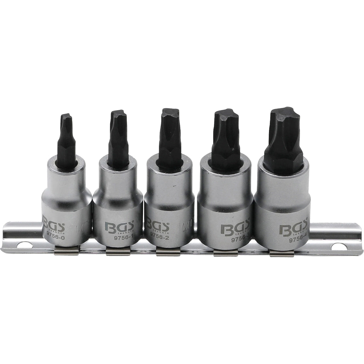DADOS CON PUNTA MORTORQ | 3/8" | PERFIL DE 4 ESQUINAS #0 - #4 | 5 PIEZAS