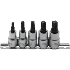 DADOS CON PUNTA MORTORQ | 3/8" | PERFIL DE 4 ESQUINAS #0 - #4 | 5 PIEZAS