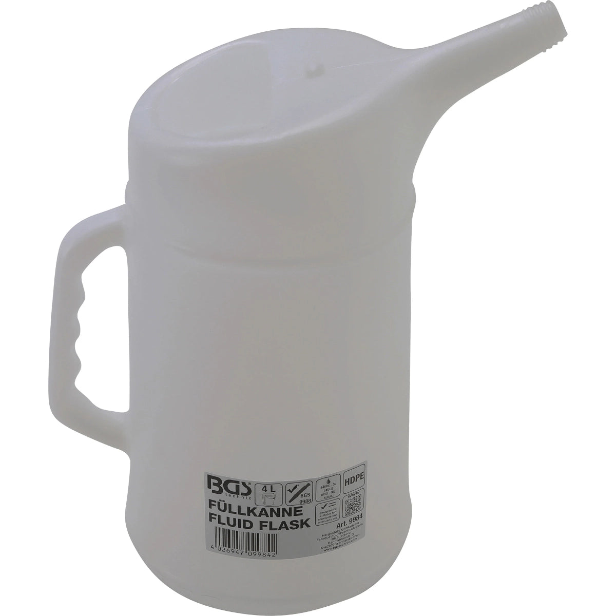 JARRA CON BOQUILLA PARA ACEITE 4 L