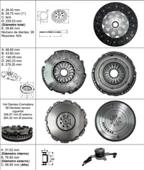 KIT DE EMBRAGUE SPRINTER 19/23