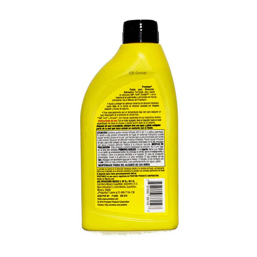Aceite dirección hidráulica PRESTONE 946 ml