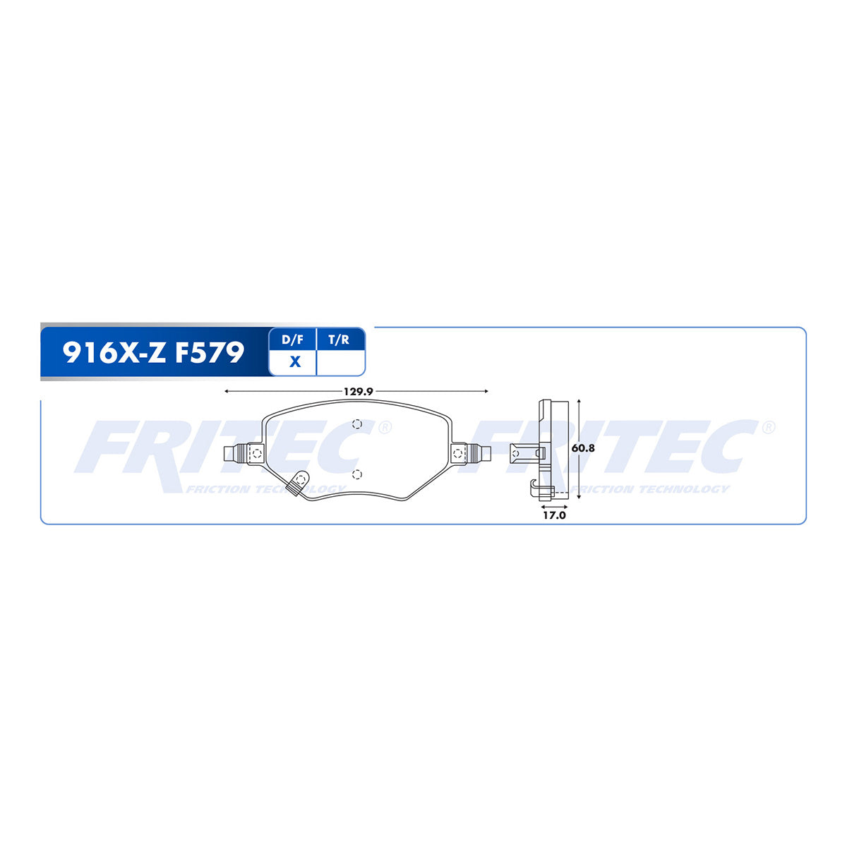 Balata Delantera Chevrolet Captiva 1.5l 2022-2023