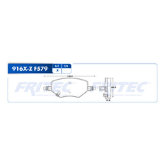 Balata Delantera Chevrolet Captiva 1.5l 2022-2023
