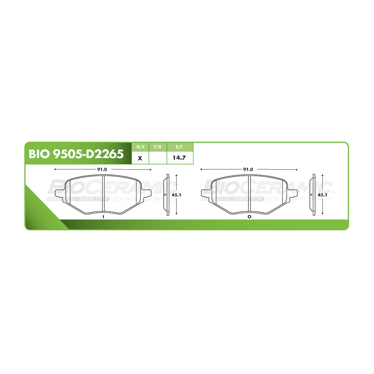 Balata Trasera Chevrolet Captiva 1.5l 2022-2023