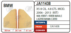BMW X5 8 CIL. 4.8 LTS. MOD. 2006 - 2013 ( KIT )