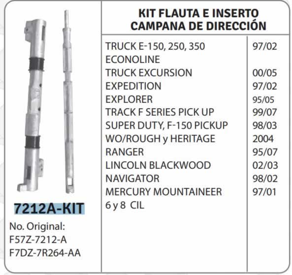 KIT FLAUTA E INSERTO CAMPANA DE DIRECCIO