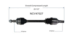 Flecha Homocinética Delantero Izq Mazda 3 2.0L 2014-2018