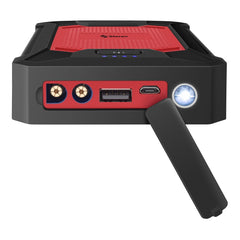 Arrancador para auto compacto o SUV, power bank y linterna LED