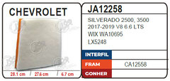 SILVERADO 2500, 3500 2017-2019 V8 6.6 LTS.