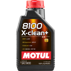 ACEITE MOTOR MOTUL 8100 X-CLEAN+ 5W-30 1 LITRO