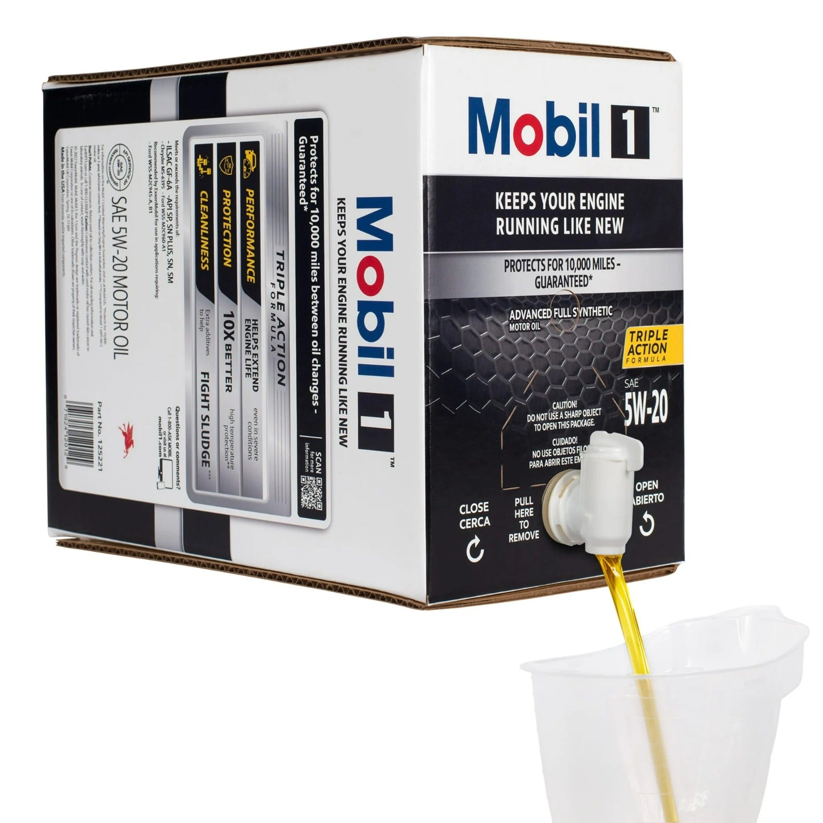 ACEITE SINTETICO MOBIL 1 5W20 12QT