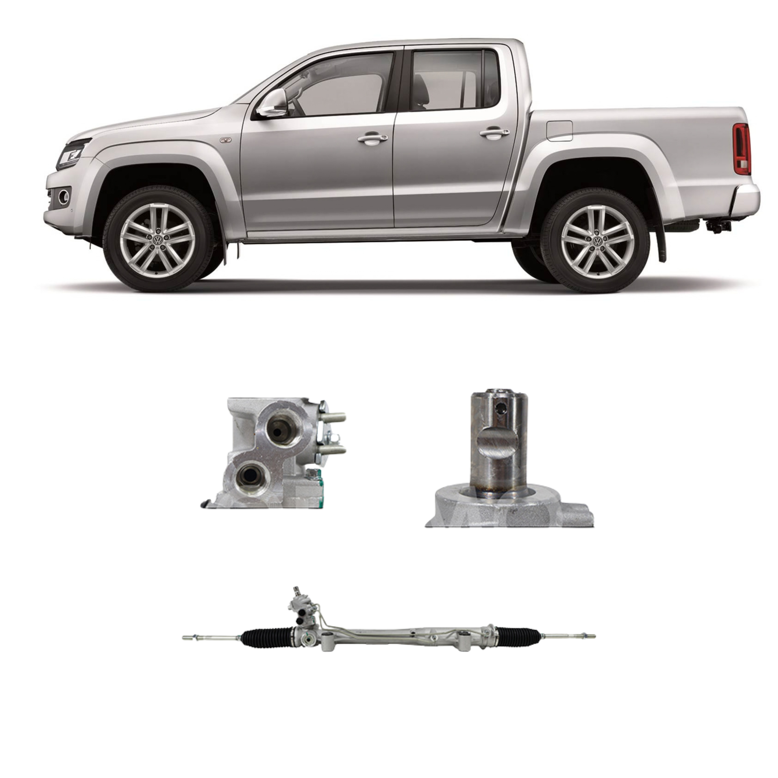CREMALLERA HIDRAULICA VOLKSWAGEN AMAROK 2.0L 11-22 TOUAREG 07-15