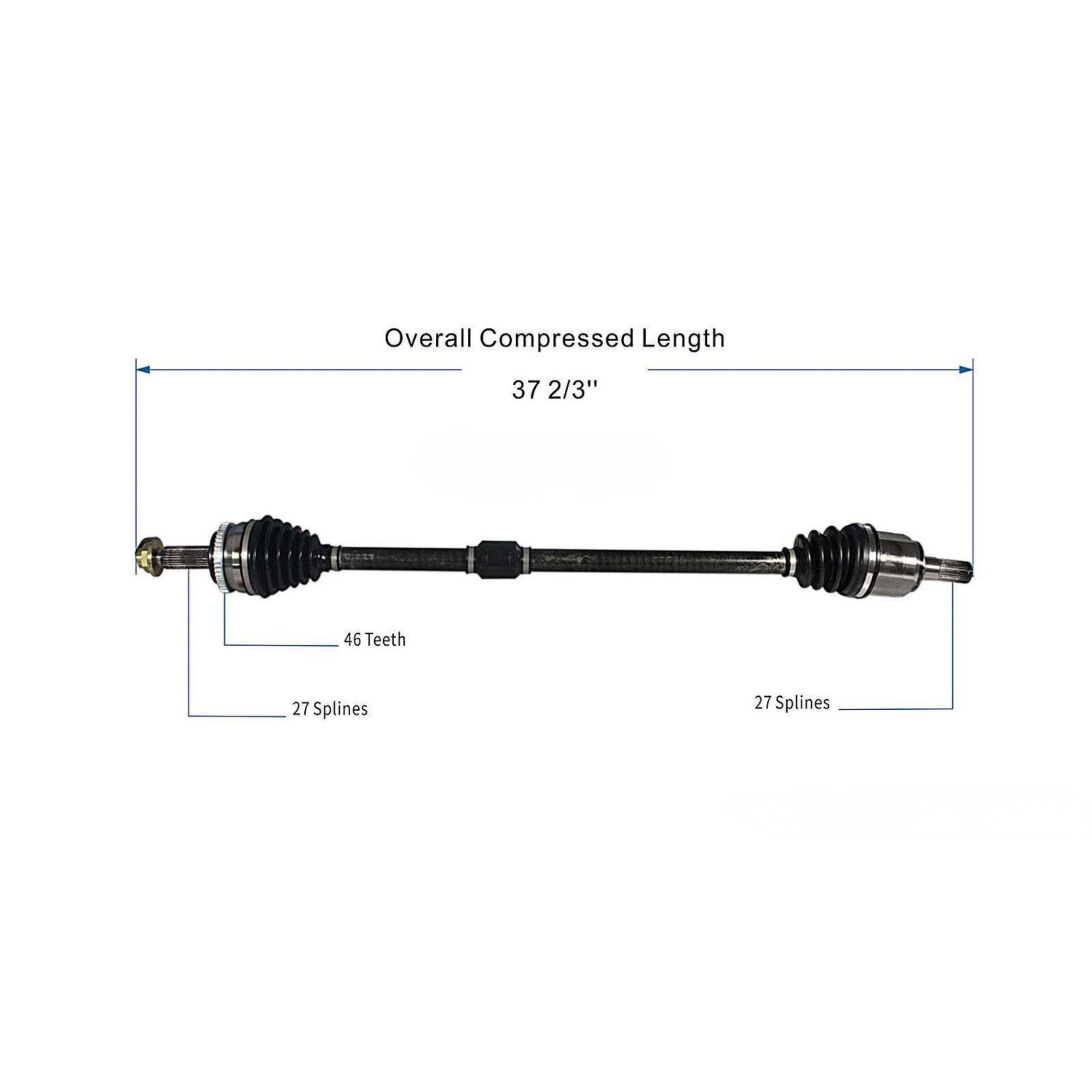 Flecha Delantera Derecha Elantra 1.8L/2.0L 14-16 AUTOMATICO